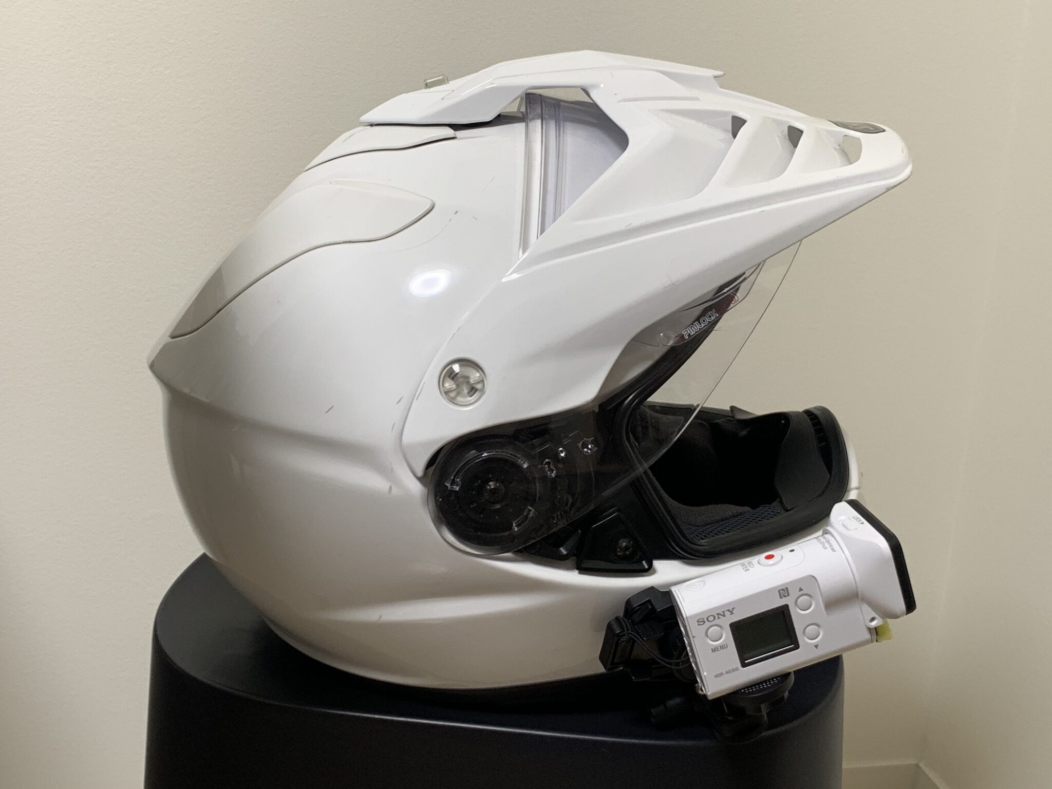 SONY HDR-AS300 ヘルメットマウント モトブログ - デジタルカメラ